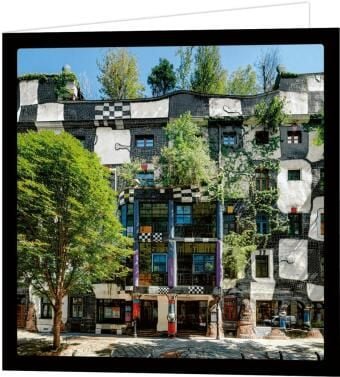 Produktbild: Hundertwasser Puzzle mit Gru&szlig;karte
