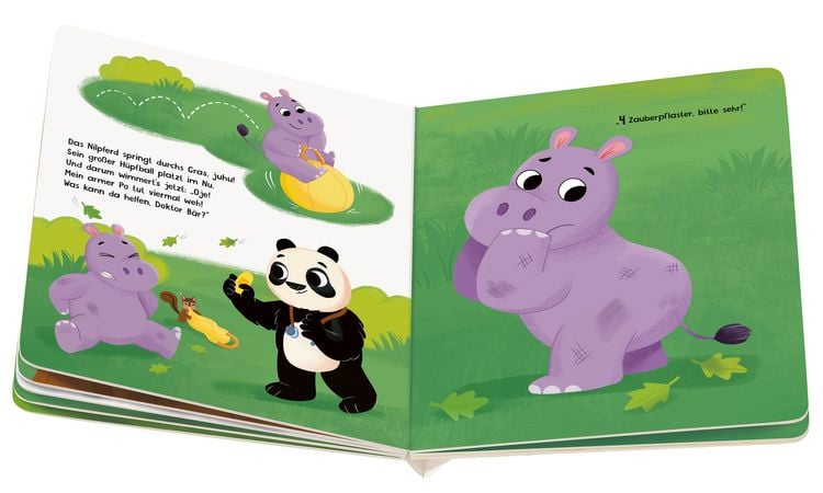 Produktbild: Play+ Mein lustiges Spielbuch Pflaster her, sagt Doktor B&auml;r - ab 2 Jahre