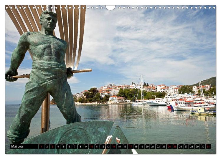 Produktbild: Skiathos + Skopelos (Wandkalender 2026 DIN A3 quer), CALVENDO Monatskalender