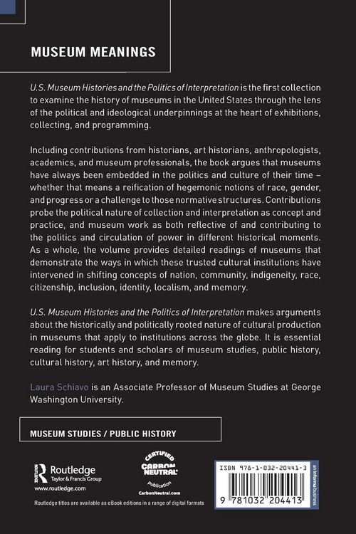 Produktbild: U.S. Museum Histories and the Politics of Interpretation