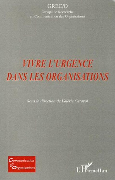 Produktbild: Vivre l'urgence dans les organisations
