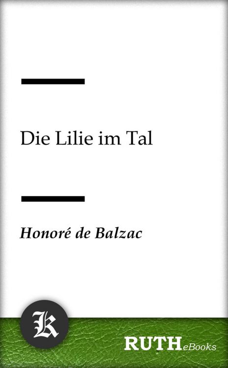 Produktbild: Die Lilie im Tal