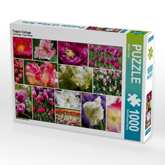 Produktbild: CALVENDO Puzzle Tulpen Collage | 1000 Teile Lege-Gr&ouml;&szlig;e 64x48cm Foto-Puzzle f&uuml;r gl&uuml;ckliche Stunden