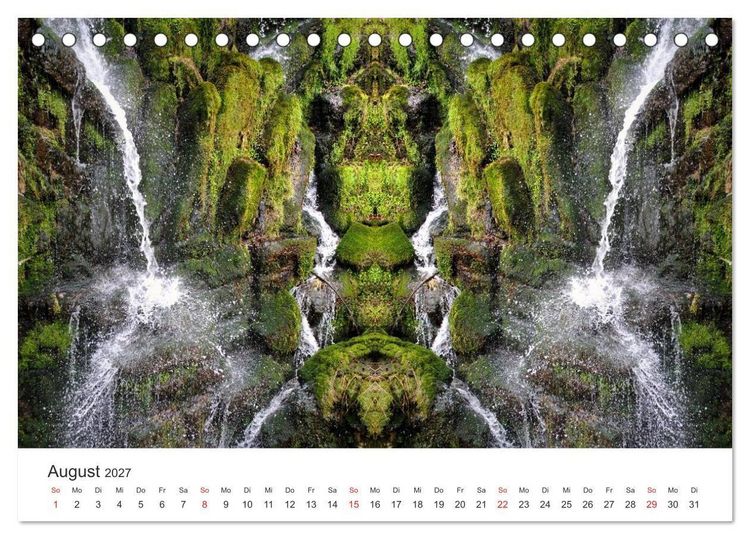Produktbild: Spiegelwelten - Natur anders sehen (Tischkalender 2027 DIN A5 quer), CALVENDO Monatskalender