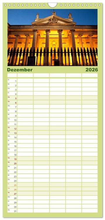 Produktbild: Familienplaner 2026 - Traumhaftes Irland mit 5 Spalten (Wandkalender, 21 x 45 cm) CALVENDO