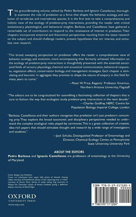Produktbild: Ecology of Predator-Prey Interactions