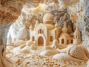 Produktbild: CALVENDO Puzzle Skulptur aus Sand | 1000 Teile Lege-Gr&ouml;&szlig;e 64x48cm Foto-Puzzle f&uuml;r gl&uuml;ckliche Stunden