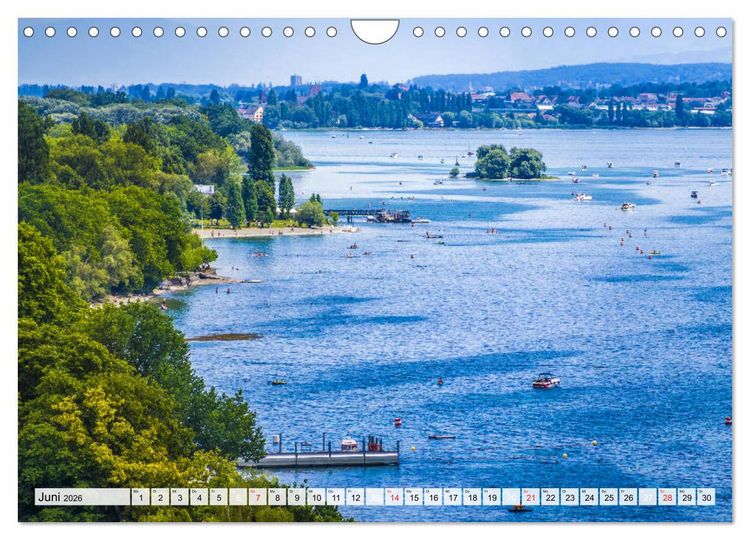 Produktbild: Auszeit Bodensee (Wandkalender 2026 DIN A4 quer), CALVENDO Monatskalender