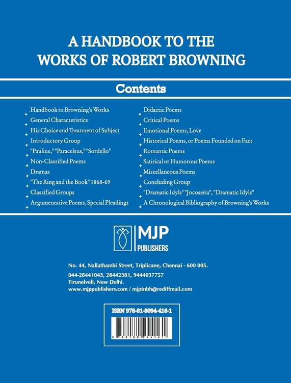 Produktbild: A Handbook To The Works Of Robert Browning