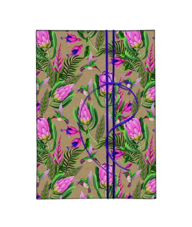 Produktbild: Geschenkpapier "Exotische Blumen