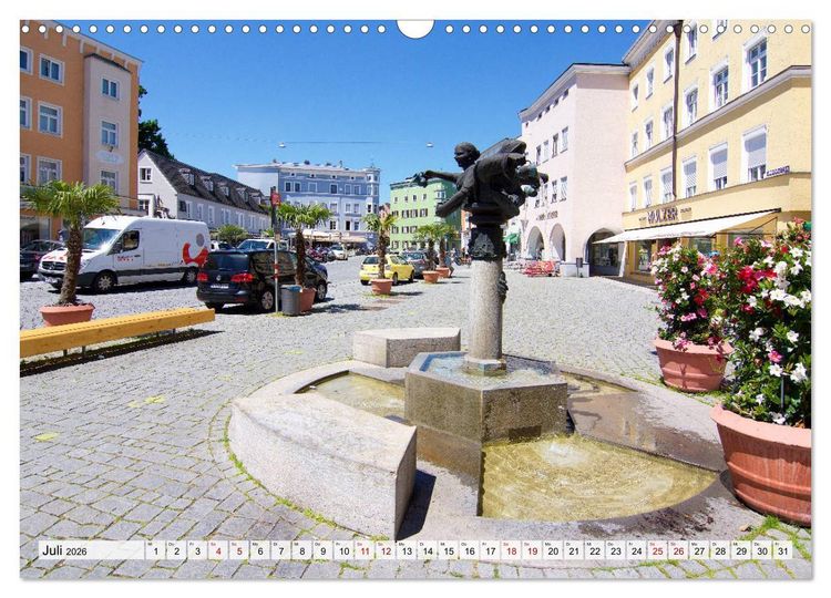 Produktbild: Eine Perle Oberbayerns - Rosenheim (Wandkalender 2026 DIN A3 quer), CALVENDO Monatskalender