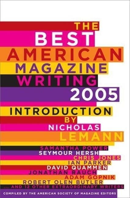 Produktbild: The Best American Magazine Writing 2005