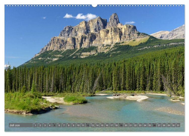 Produktbild: Kanada der Westen (hochwertiger Premium Wandkalender 2026 DIN A2 quer), Kunstdruck in Hochglanz