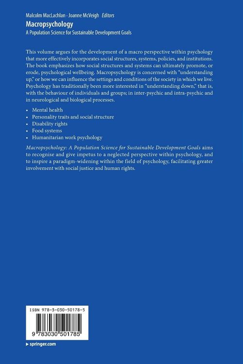 Produktbild: Macropsychology