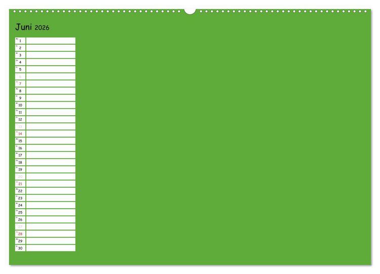 Produktbild: Bunter Bastelkalender (Wandkalender 2026 DIN A2 quer), CALVENDO Monatskalender