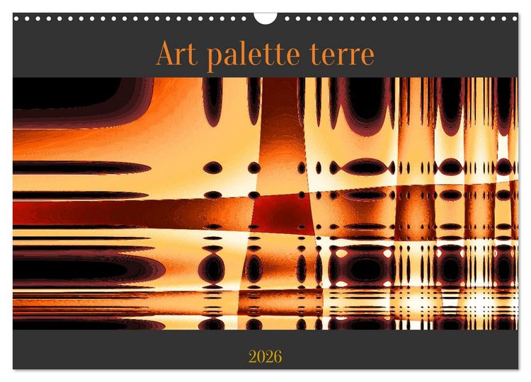 Produktbild: Art palette terre (Calendrier mural 2026 DIN A3 vertical), CALVENDO calendrier mensuel