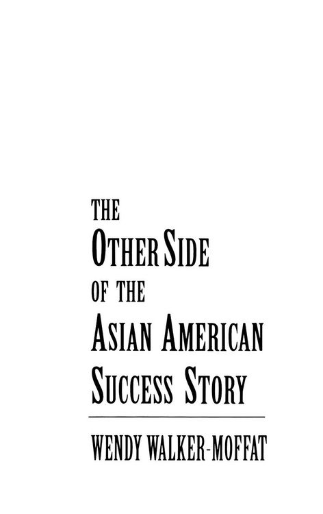 Produktbild: The Other Side of the Asian American Success Story