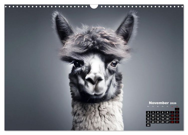 Produktbild: Only Black (Wandkalender 2026 DIN A3 quer), CALVENDO Monatskalender