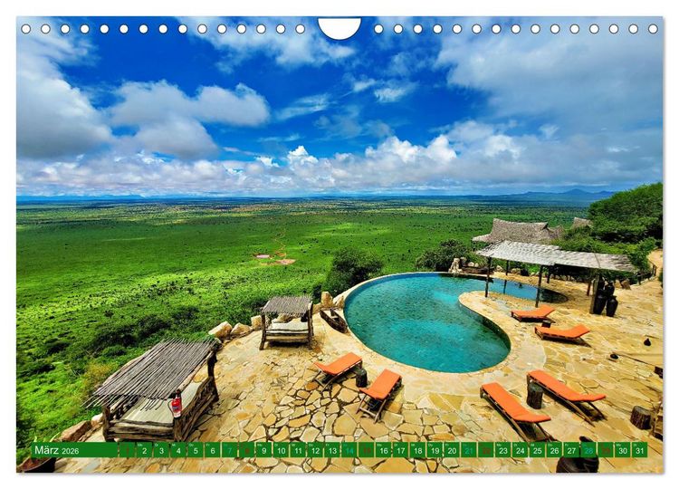 Produktbild: Im Einklang mit der Natur - Soroi Lions Bluff Lodge Kenia (Wandkalender 2026 DIN A4 quer), CALVENDO Monatskalender