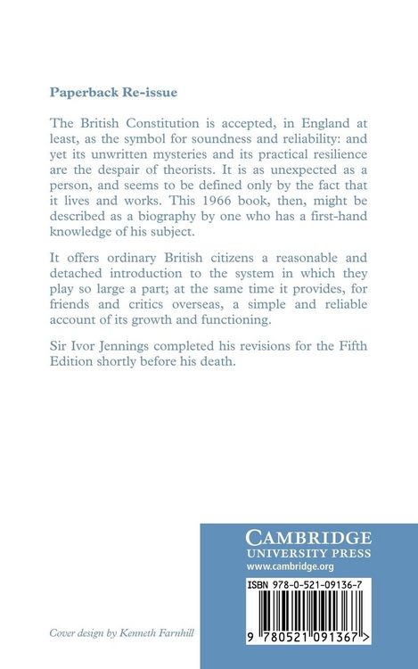 Produktbild: The British Constitution