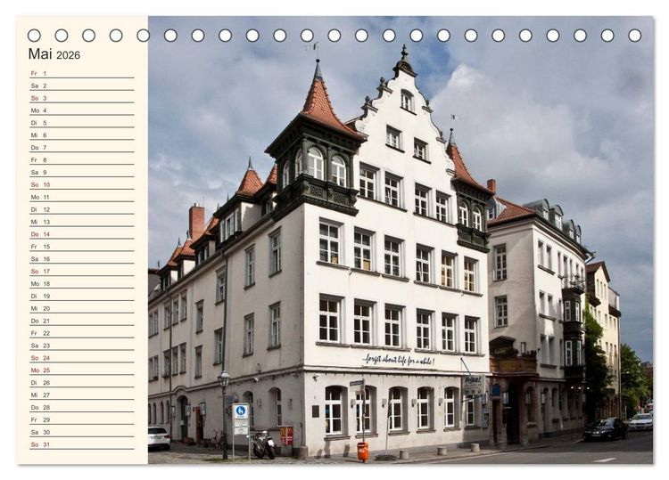 Produktbild: Kaiserstadt N&uuml;rnberg (Tischkalender 2026 DIN A5 quer), CALVENDO Monatskalender