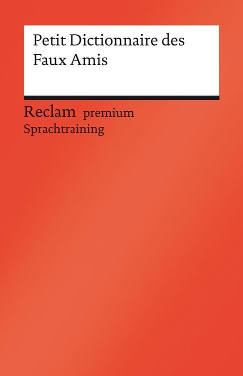 Produktbild: Petit Dictionnaire des Faux Amis