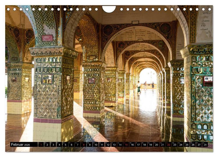 Produktbild: Myanmar - Burma (Wandkalender 2026 DIN A4 quer), CALVENDO Monatskalender