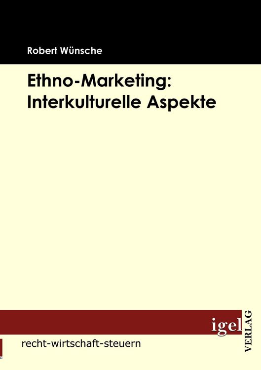 Produktbild: Ethno Marketing: Interkulturelle Aspekte