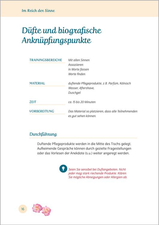 Produktbild: Ged&auml;chtnistraining f&uuml;r Senioren | Aktiv mit allen Sinnen