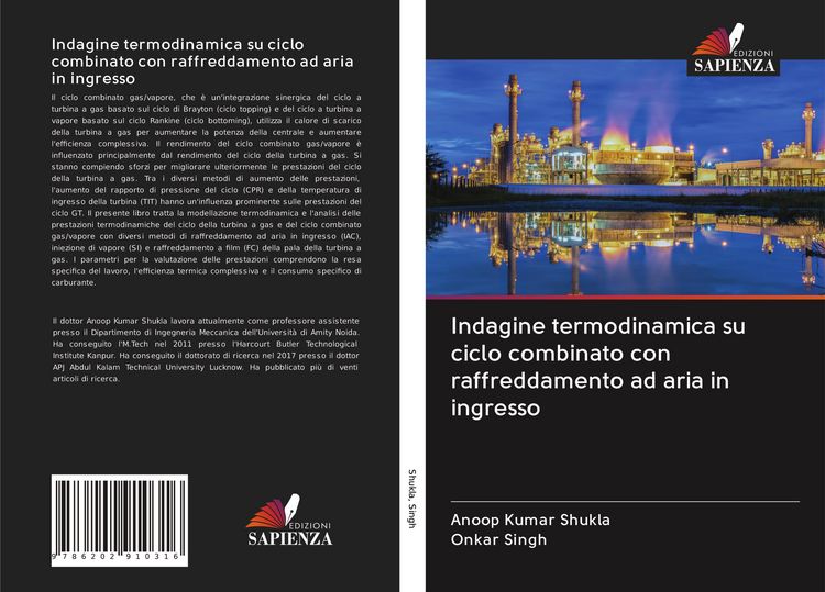 Produktbild: Indagine termodinamica su ciclo combinato con raffreddamento ad aria in ingresso