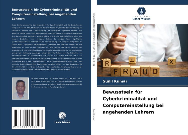 Produktbild: Bewusstsein f&uuml;r Cyberkriminalit&auml;t und Computereinstellung bei angehenden Lehrern