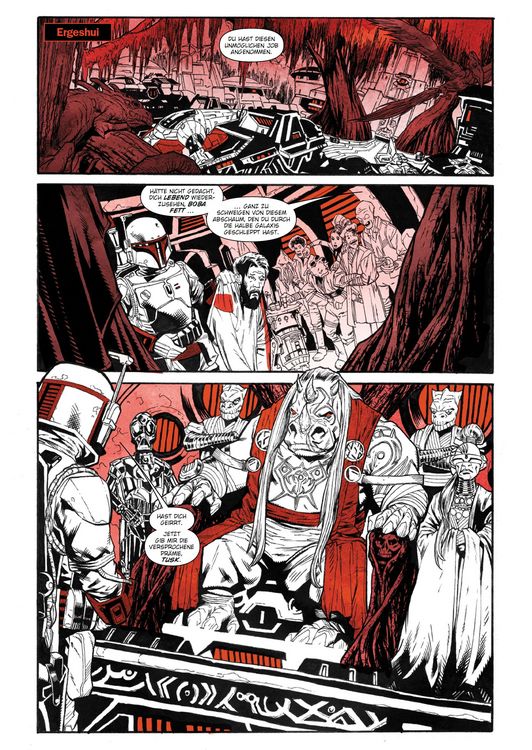 Produktbild: Star Wars Comics: Boba Fett - Schwarz, Weiss & Rot Deluxe