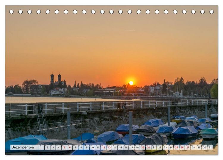 Produktbild: Traumhafter Bodensee (Tischkalender 2026 DIN A5 quer), CALVENDO Monatskalender