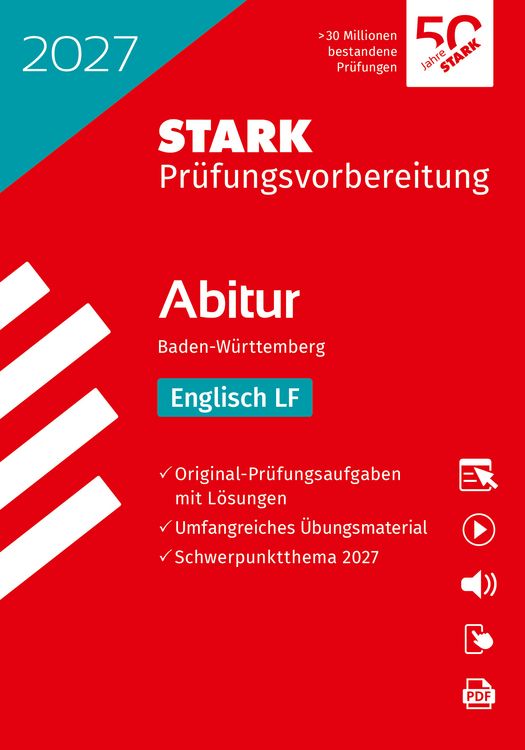 Produktbild: STARK Englisch LF - Abitur 2027 BW - Pr&uuml;fungsvorbereitung
