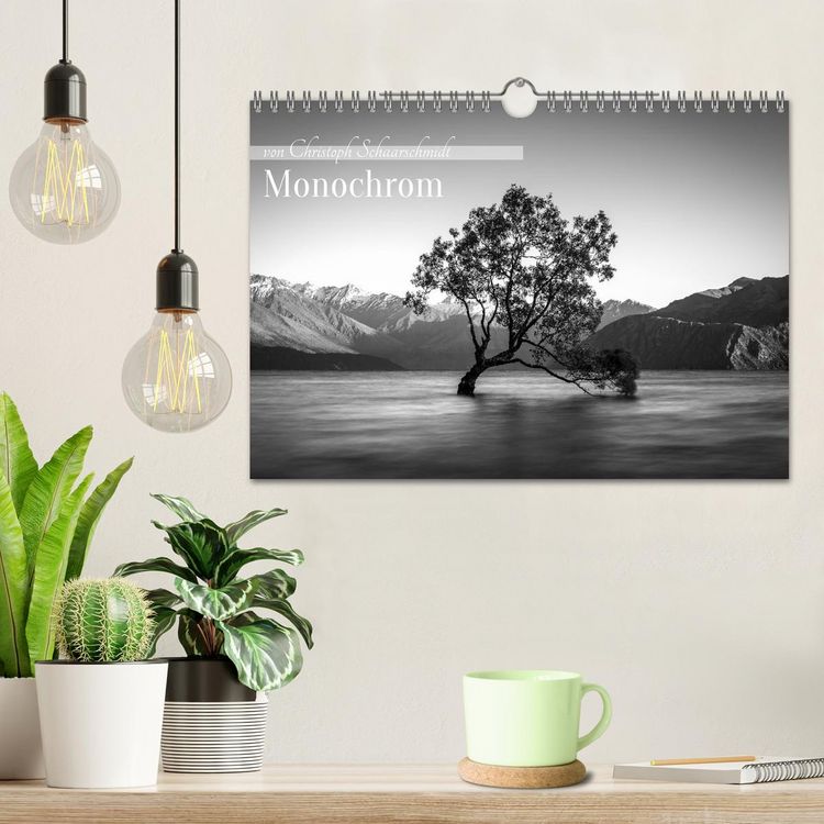 Produktbild: Monochrome Wonders (Wandkalender 2026 DIN A4 quer), CALVENDO Monatskalender