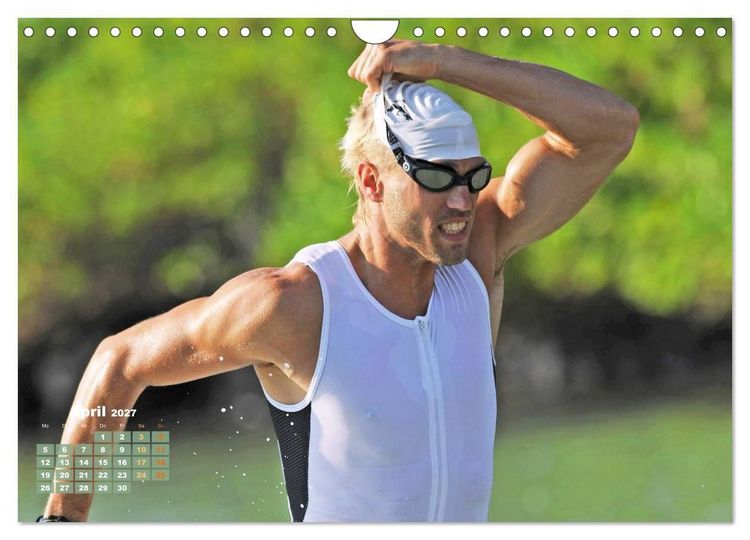 Produktbild: Triathlon: Mit Leidenschaft zur pers&ouml;nlichen Bestzeit (Wandkalender 2027 DIN A4 quer), CALVENDO Monatskalender