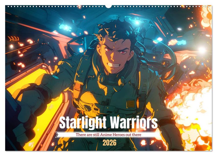 Produktbild: Starlight Warriors (Wall Calendar 2026 DIN A2 landscape), CALVENDO 12 Month Wall Calendar