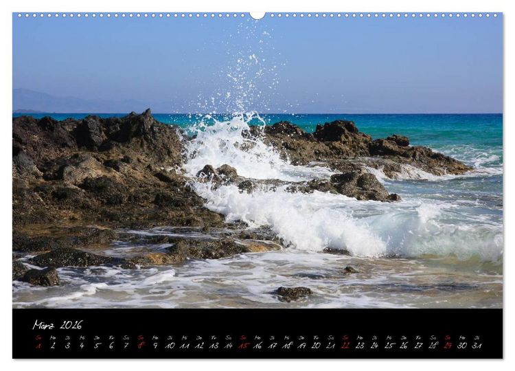 Produktbild: Fuerteventura (Wandkalender 2026 DIN A2 quer), CALVENDO Monatskalender