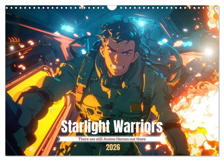 Produktbild: Starlight Warriors (Wall Calendar 2026 DIN A3 landscape), CALVENDO 12 Month Wall Calendar