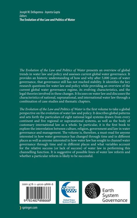 Produktbild: The Evolution of the Law and Politics of Water