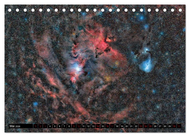 Produktbild: Deepsky Wide (Tischkalender 2026 DIN A5 quer), CALVENDO Monatskalender