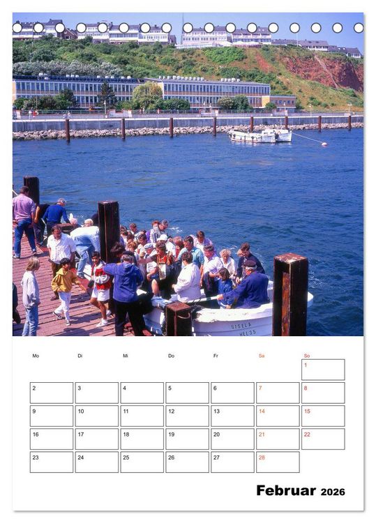 Produktbild: Helgoland, Perle der Nordsee (Tischkalender 2026 DIN A5 hoch), CALVENDO Monatskalender