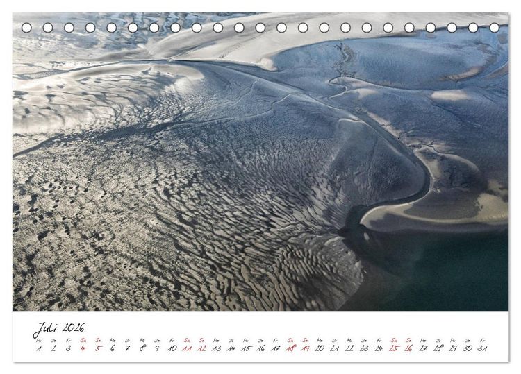Produktbild: Naturpark Wattenmeer und Helgoland (Tischkalender 2026 DIN A5 quer), CALVENDO Monatskalender