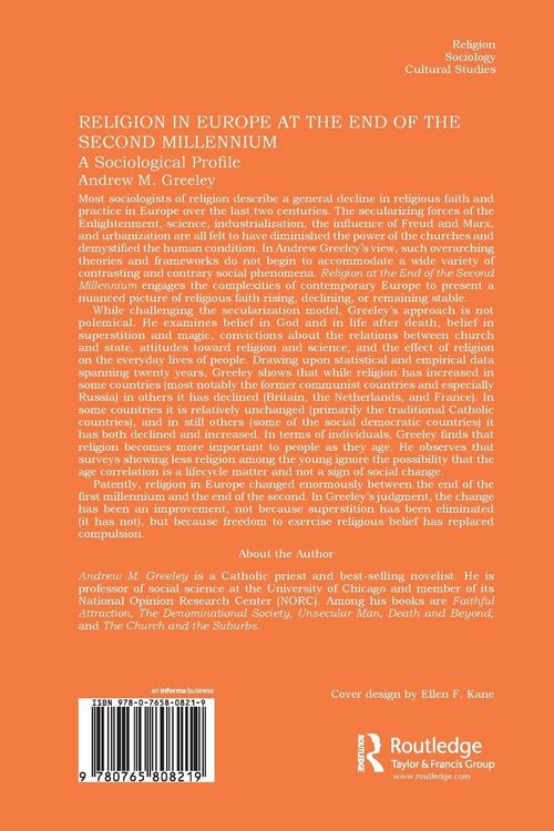 Produktbild: Religion in Europe at the End of the Second Millenium