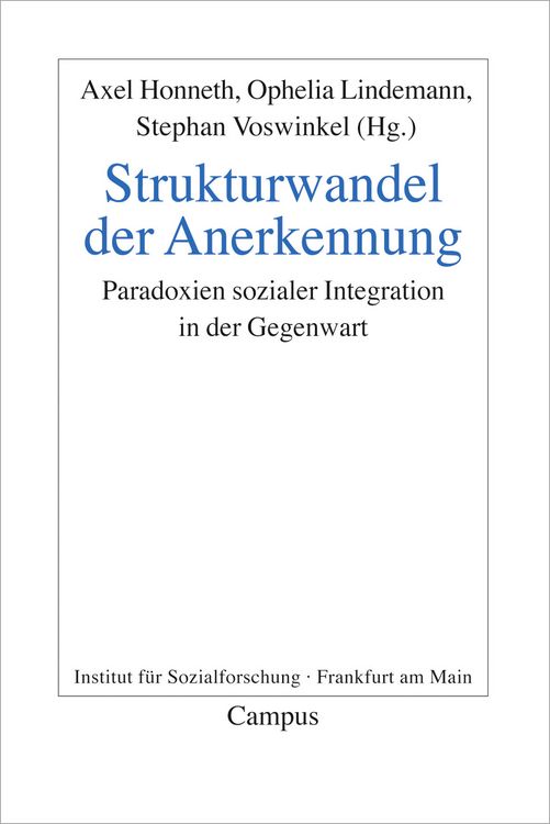 Produktbild: Strukturwandel der Anerkennung