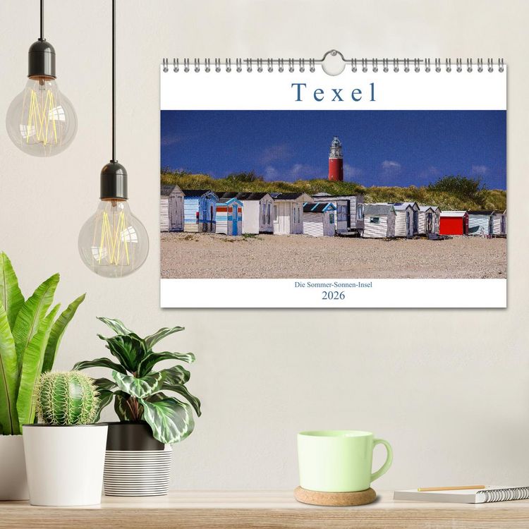 Produktbild: Texel - Die Sommer-Sonnen-Insel (Wandkalender 2026 DIN A4 quer), CALVENDO Monatskalender