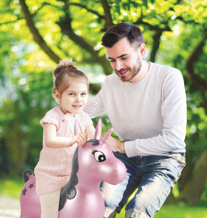 Produktbild: Aufblasbares springendes Pony Pl&uuml;sch