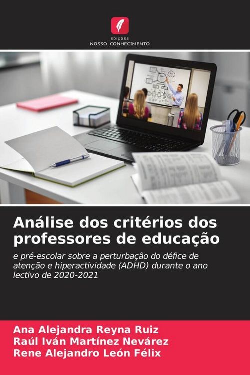 Produktbild: An&aacute;lise dos crit&eacute;rios dos professores de educa&ccedil;&atilde;o