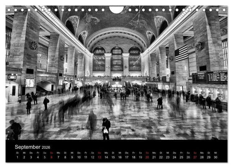Produktbild: New York 2026 (Wandkalender 2026 DIN A4 quer), CALVENDO Monatskalender