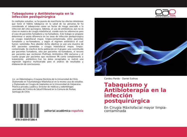 Produktbild: Tabaquismo y Antibioterapia en la infecci&oacute;n postquir&uacute;rgica